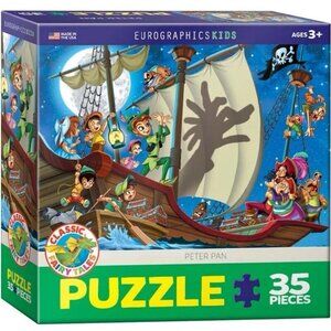 Peter Pant Puzzle Eurographics 35 Piece Classic Fairy Tales 10" X 13"